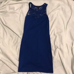 Blue Cocktail Dress - Royal Blue